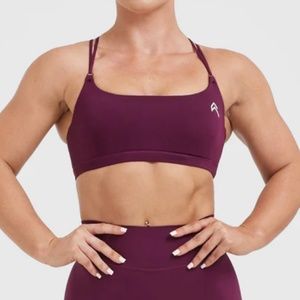oner active everyday crossover bralette (ripe fig size M)